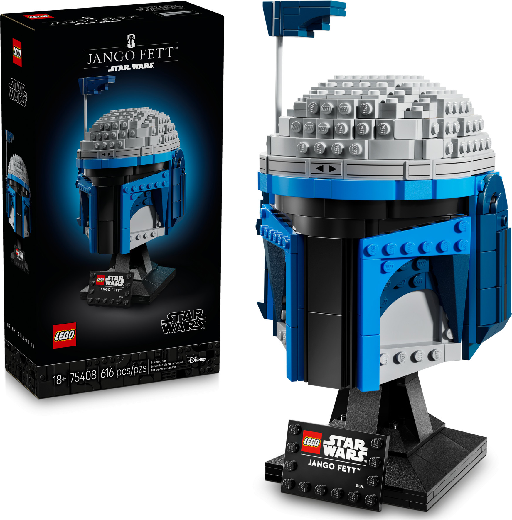 Конструктор LEGO 75408 Star Wars Шолом Джанго Фетта