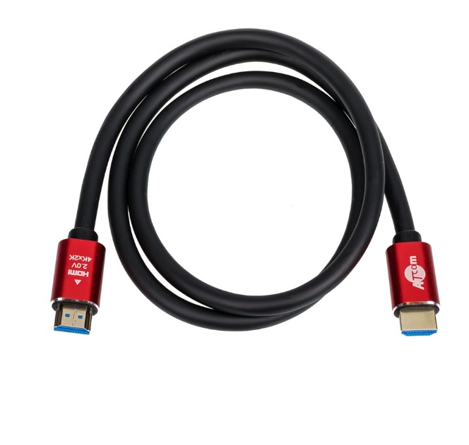 Відео-кабель Atcom 24942 HDMI(тато)HDMI(тато), 2m Black