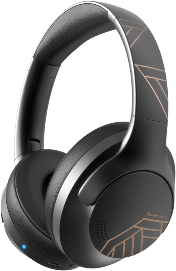 Накладні навушники PowerLocus P3 Black Gold