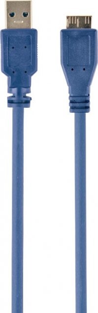 Дата-кабель Gembird CCP-mUSB3-AMBM-10 3m USB(тато) - microUSB Type B(тато) Light Blue