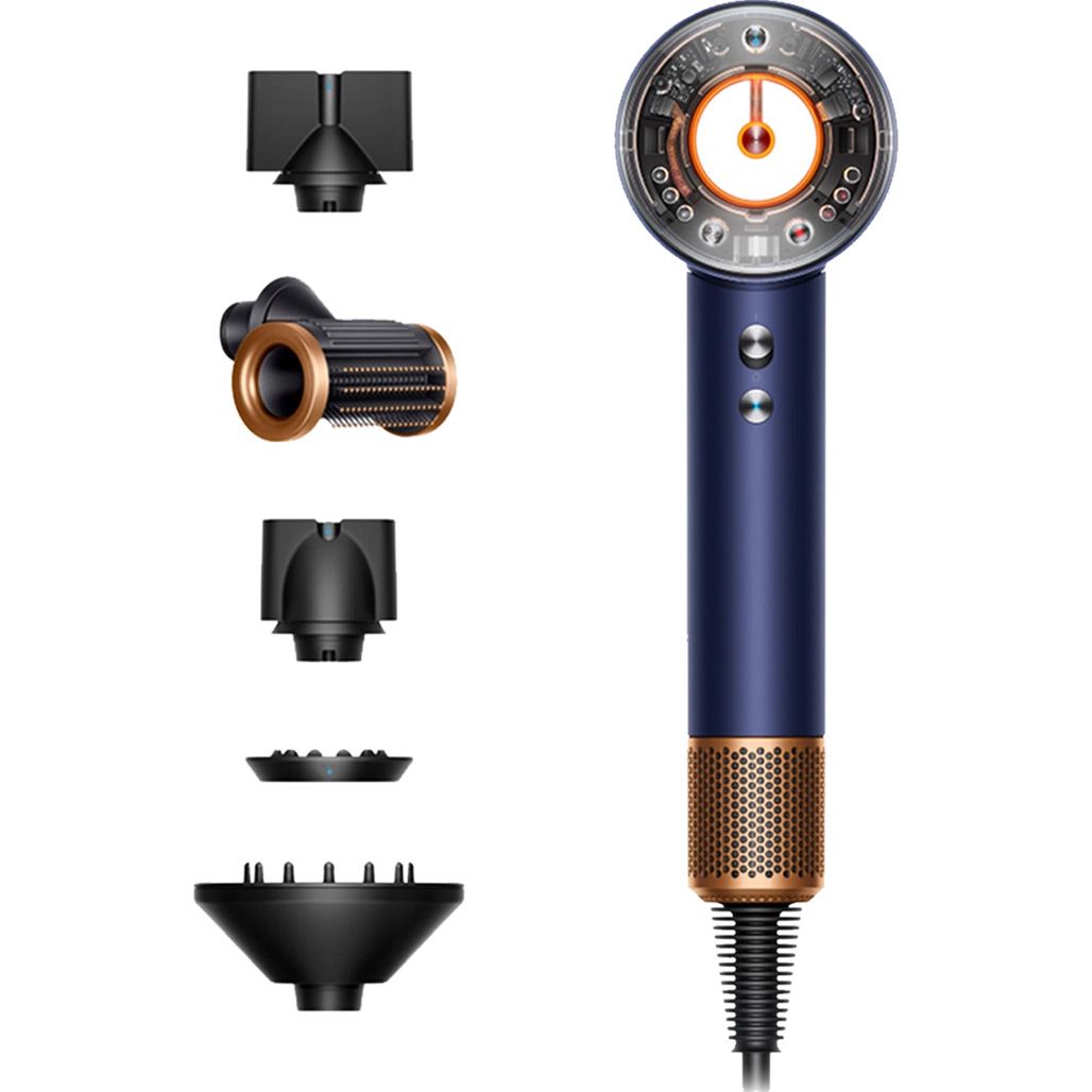 Фен Dyson Supersonic Nural Straight + Wavy Blue Copper (122612-01) Dyson - купити в Україні