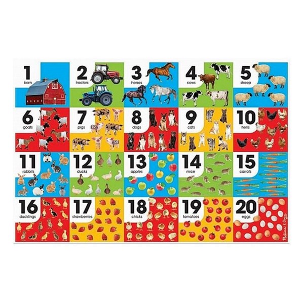 Пазл Melissa&amp;Doug Числа/Ферма MD31002 класичний Melissa&amp;Doug - купити в Україні
