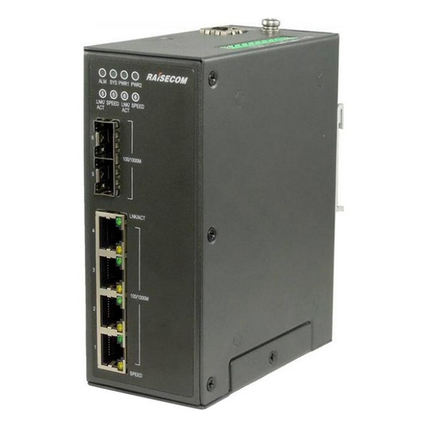 Світч Raisecom Gazelle S1508i-2GF-4GE Black 6 портів
