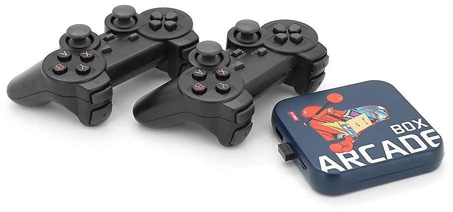 Ігрова приставка Voltronic ARCDEBOX 64G dual system 4K Ultra HD, 1GB RAM, 64G, Android 11.1 2 Геймпади, 33000 ігор