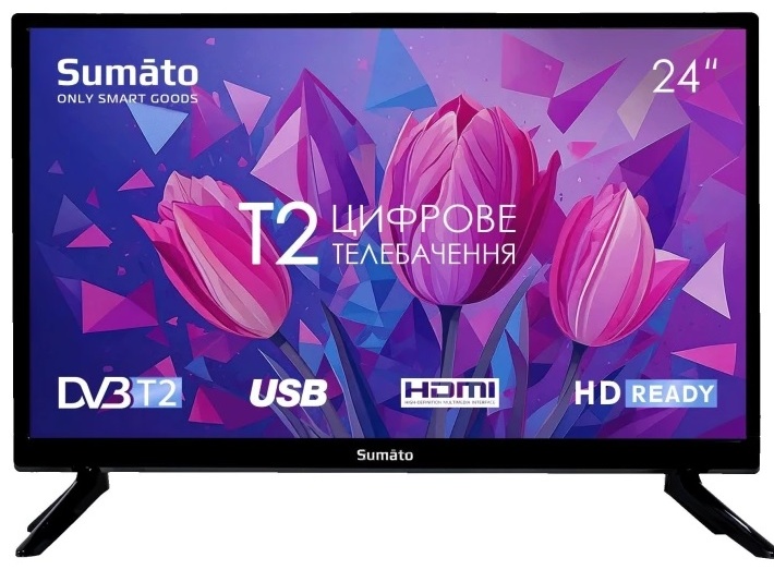 Телевізор Sumato 24HT03 Black 24