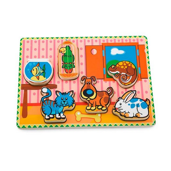 Пазл Viga Toys Домашні тварини 56440 класичний