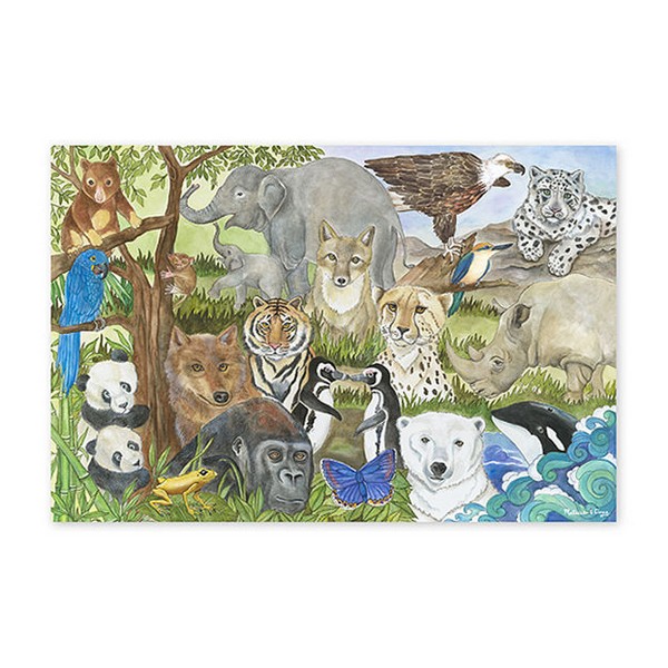 Пазл Melissa&amp;Doug Вимираючі види тварин MD4437 48 елементів мега