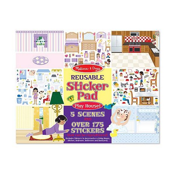 Набір багаторазових наклейок Melissa&amp;Doug Мій будинок (MD14197)