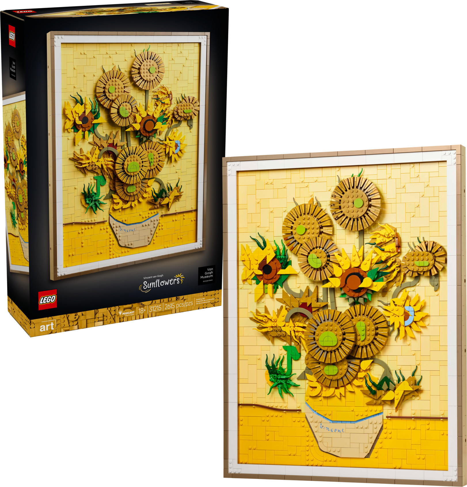 Конструктор LEGO (31215) ART Vincent van Gogh  Соняшники LEGO - купити в Україні