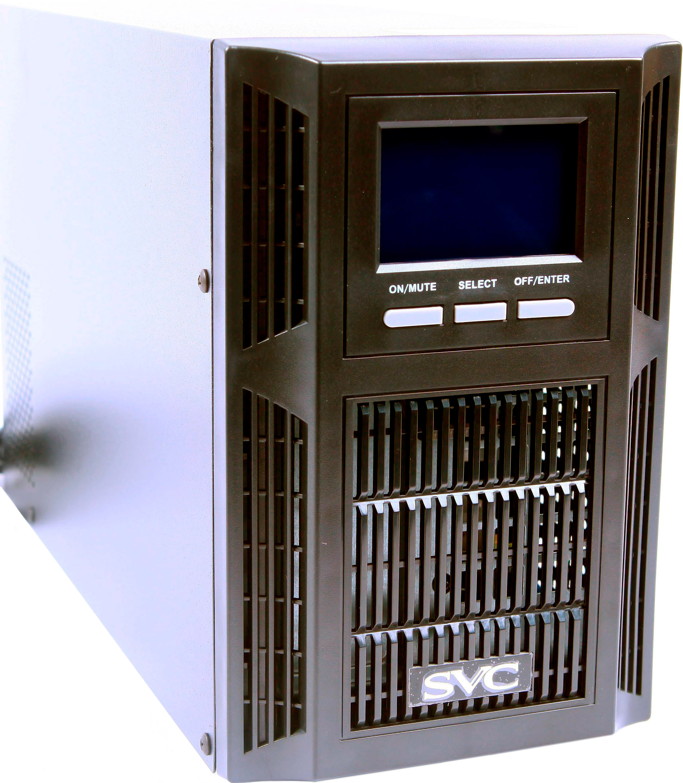 Джерело безперебійного живлення SVC PT-1KS-LCD Black 1000ВА/1000Вт