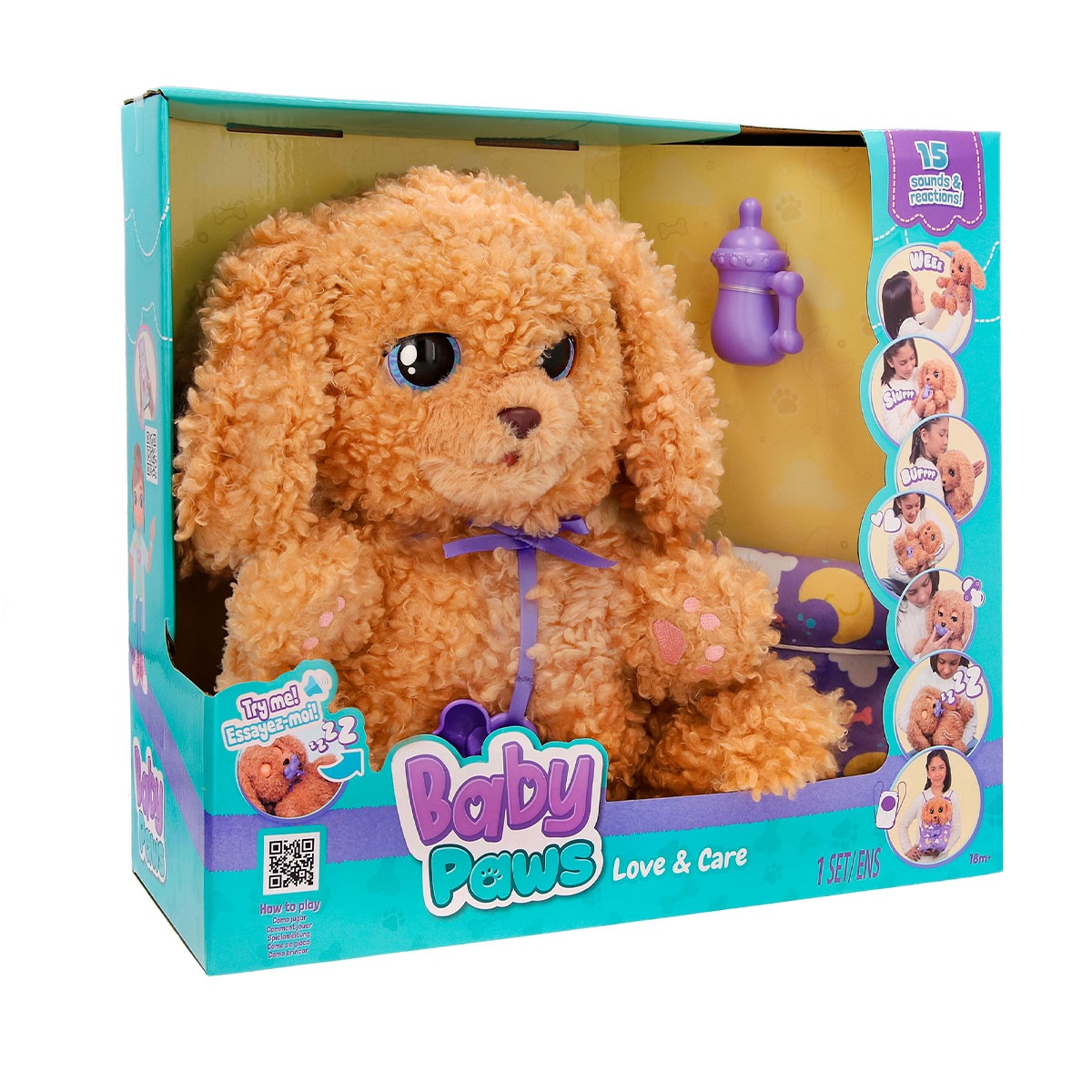 Інтерактивна іграшка Baby Paws (921153IM) Грайливе цуценя лабрадудля