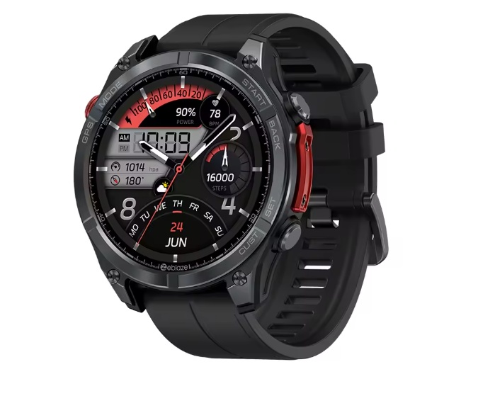Смарт-годинник Zeblaze Stratos 4 Black Zeblaze - купити в Україні