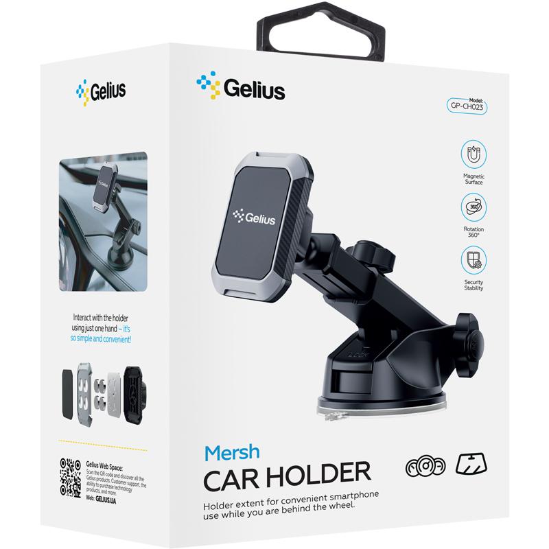 Тримач в авто Gelius Mersh GP-CH023 Black