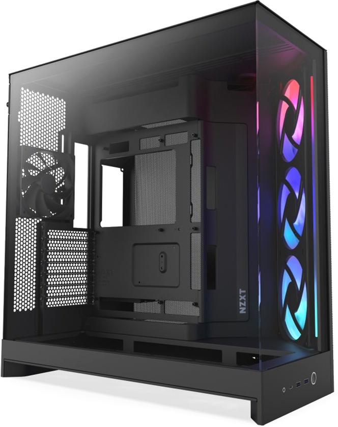 Корпус для ПК NZXT H9 Flow RGB Dual-Chamber Black (CM-H92FB-R1) NZXT - купити в Україні