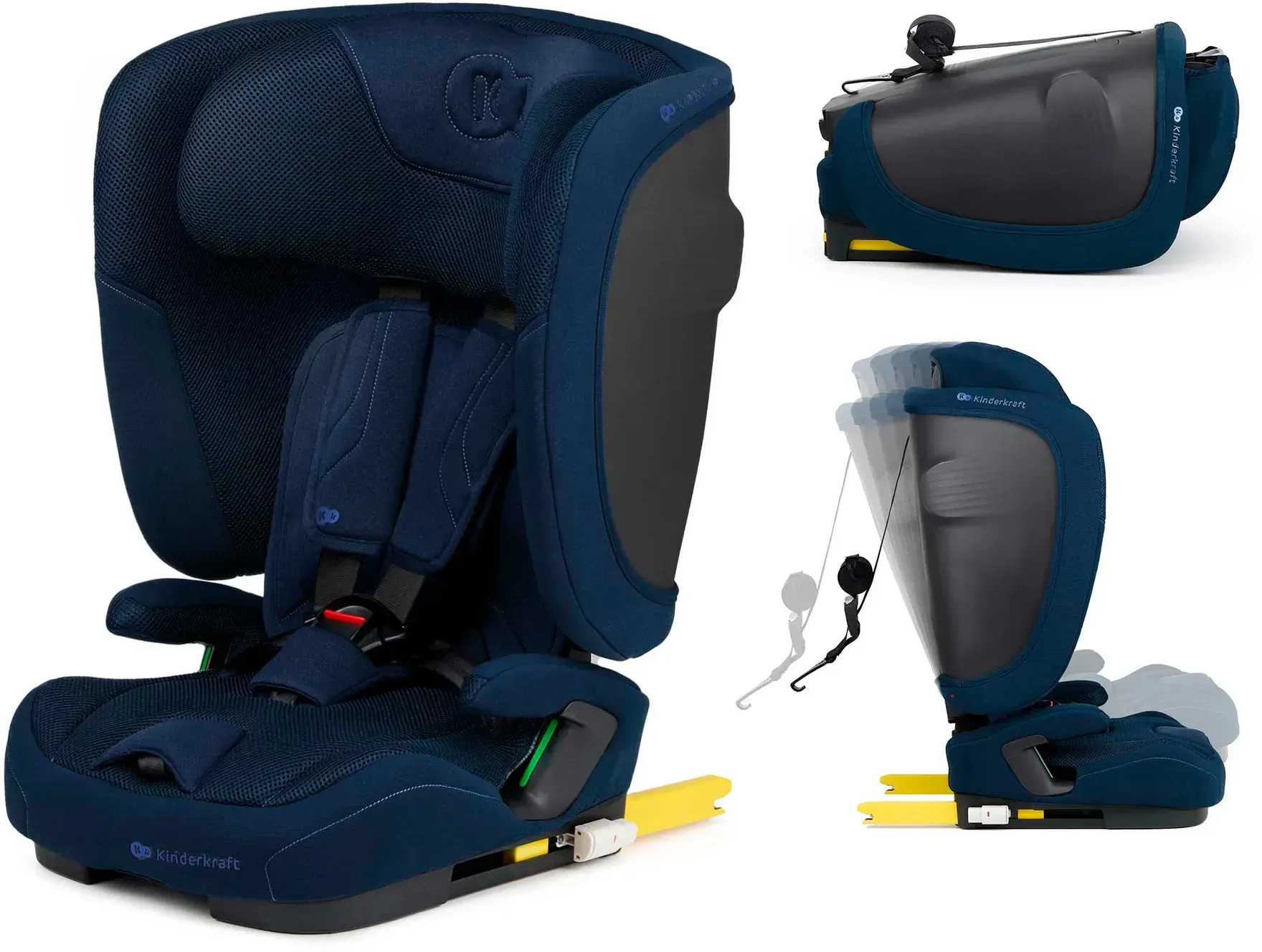 Автокрісло KinderKraft Fix2Go i-Size Navy (KCFI2GO0NAV0000) KinderKraft - купити в Україні