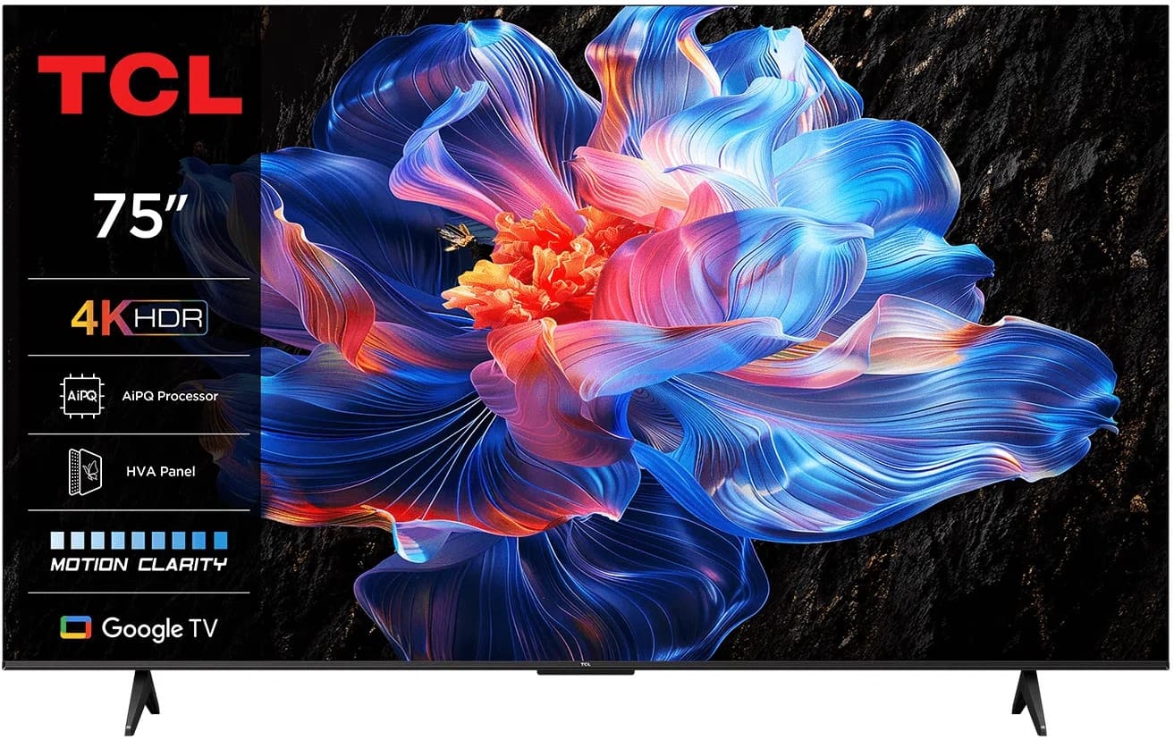 Телевізор TCL 75P6K Black 75 TCL - купити в Україні