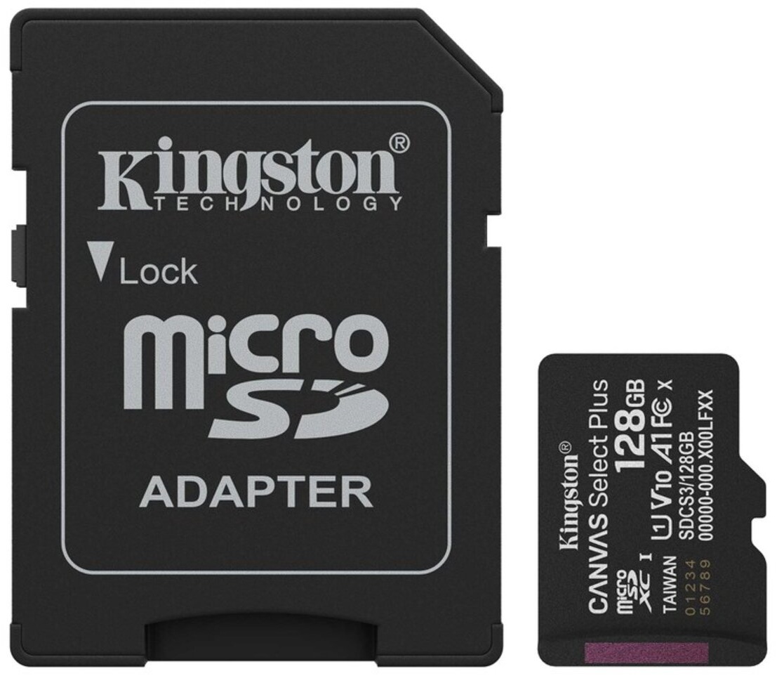 Карта памяті Kingston Canvas Select Plus Gen3 128GB (SDCS3/128GB)