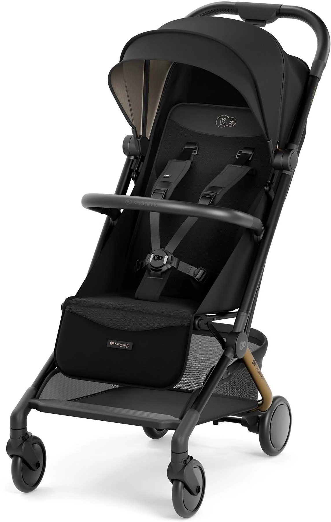 Прогулянкова коляска KinderKraft Pilot 2 Midnight Black (SPILO02BLK0000)