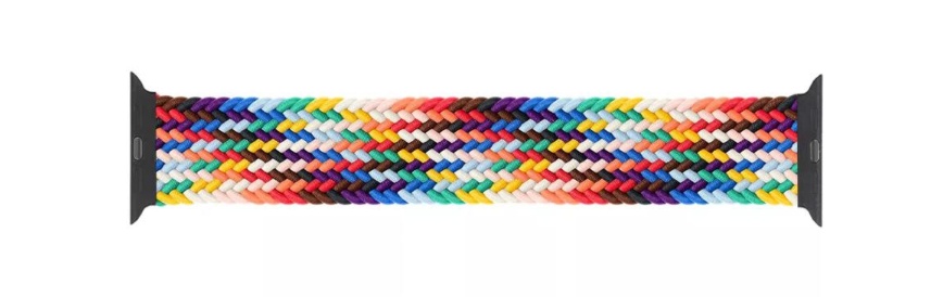 Ремінець для смарт-годинника ArmorStandart Braided Solo Loop для Apple Watch 42 (Series 10)/41/40/38 Pride Edition Size 4 (132 mm) (ARM64934)