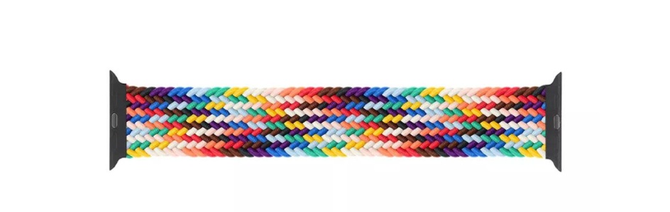 Ремінець для смарт-годинника ArmorStandart Braided Solo Loop для Apple Watch 49/46/45/44/42 (Series 1-3) Pride Editio Size 8 (160 mm) (ARM64938)