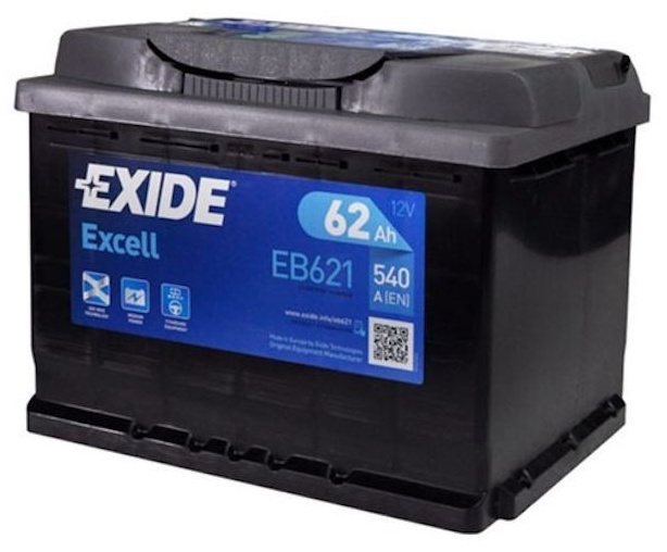 Автомобільний акумулятор Exide EXCELL 62A (EB621)
