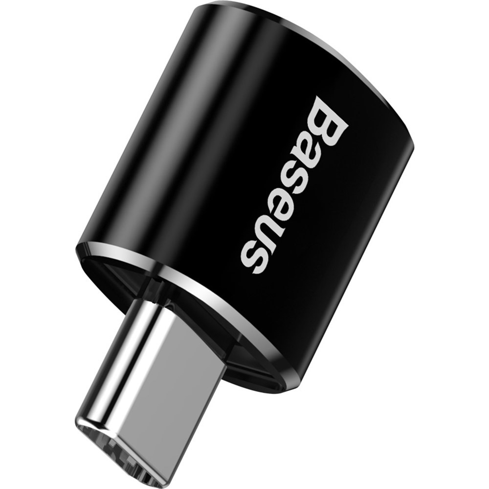 Перехідник Baseus CATOTG-01 USB Type C (тато) - USB (мама) Black