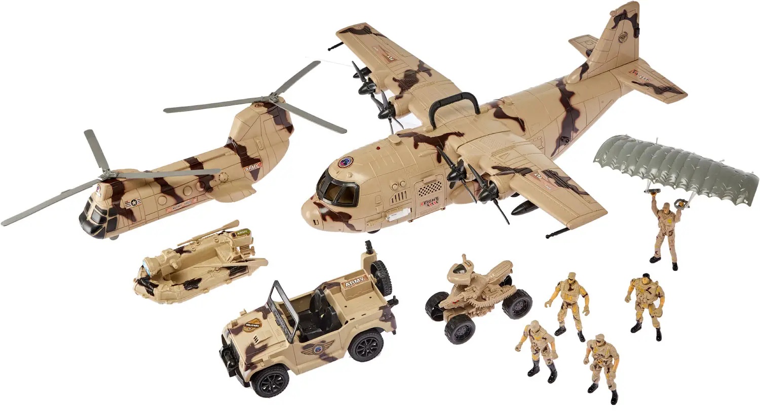Ігровий набір ZIPP Toys 1828-95A Військовий літак