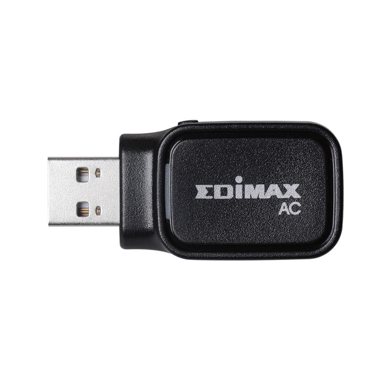 Мережевий адаптер Edimax EW-7611UCB Black (AC600, Wi-Fi &amp; Bluetooth 4.0, mini)