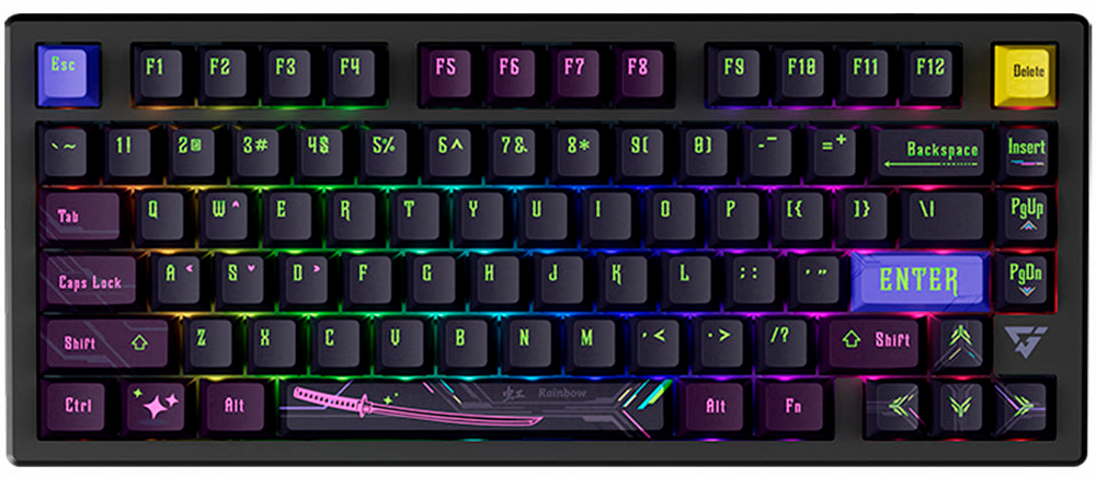 Клавіатура ATK RS7 eSports Hall Effect Black (ATK-RS7-PRO-RGB) ENG ATK - купити в Україні