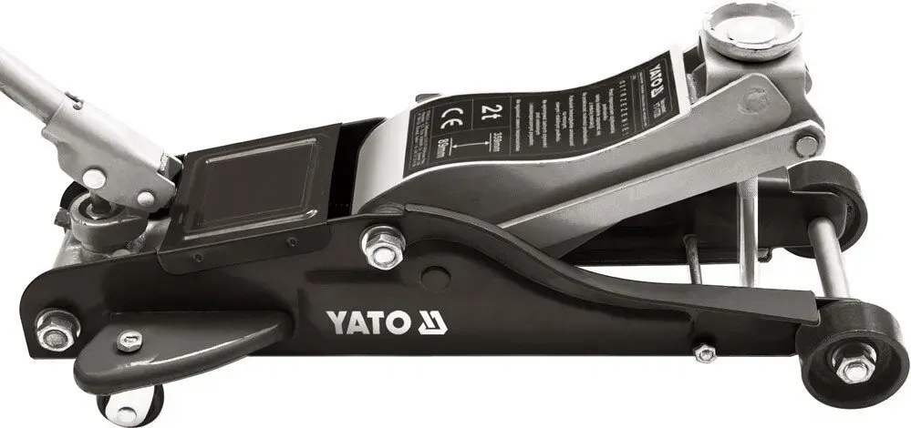 Домкрат YATO YT-1720 гідравлічний підкатний : 2 т, H= 89 - 359 мм 1/36 YATO - купити в Україні