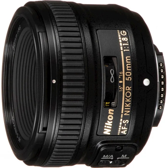 Обєктив Nikon Nikkor 50mm f/1.8G AF-S Black