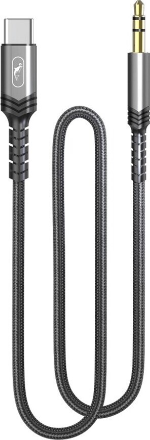 Аудіо-кабель SkyDolphin SR29 mini-jack 3.5 mm (тато)  -  USB Type-C (тато) 1 m Black (SDAUX-000076)