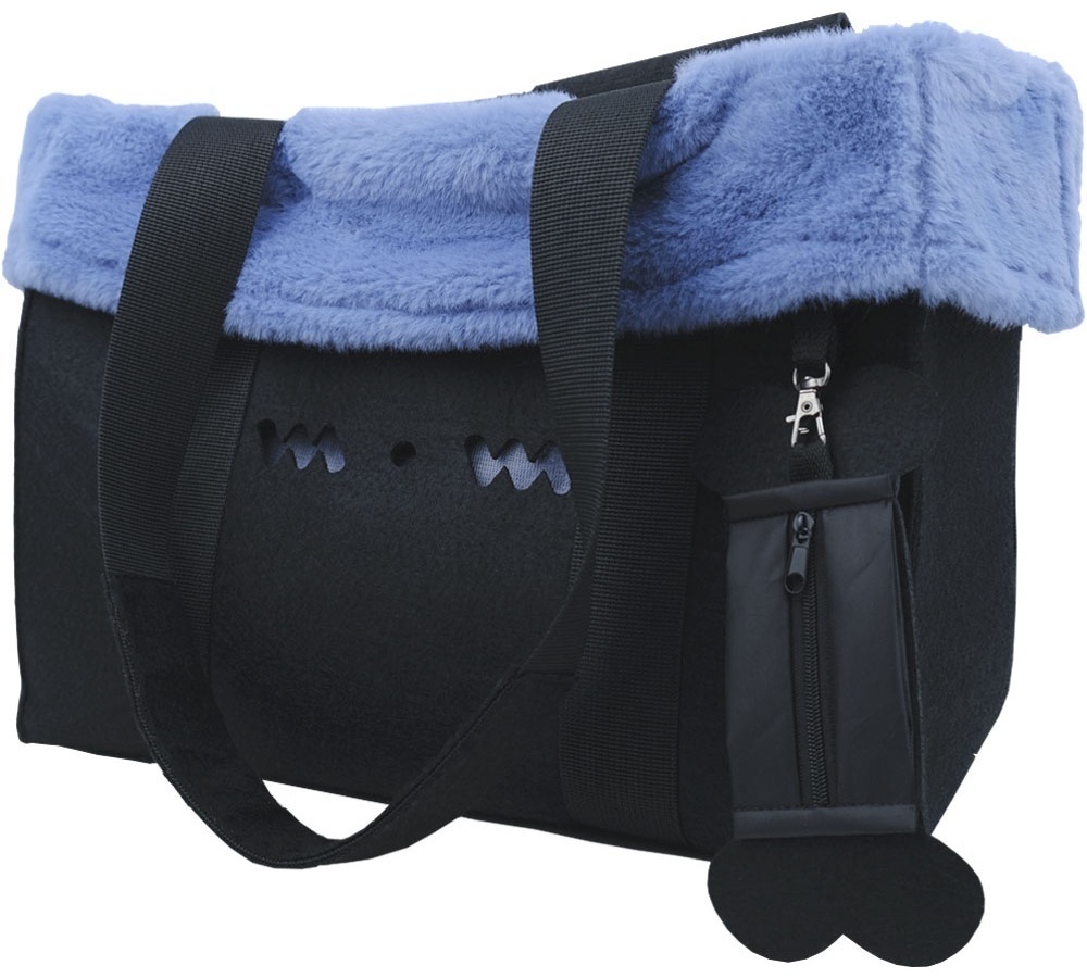 Переноска для тварин WP Merchandise FWPBAGGRECE24BK00 Black Blue