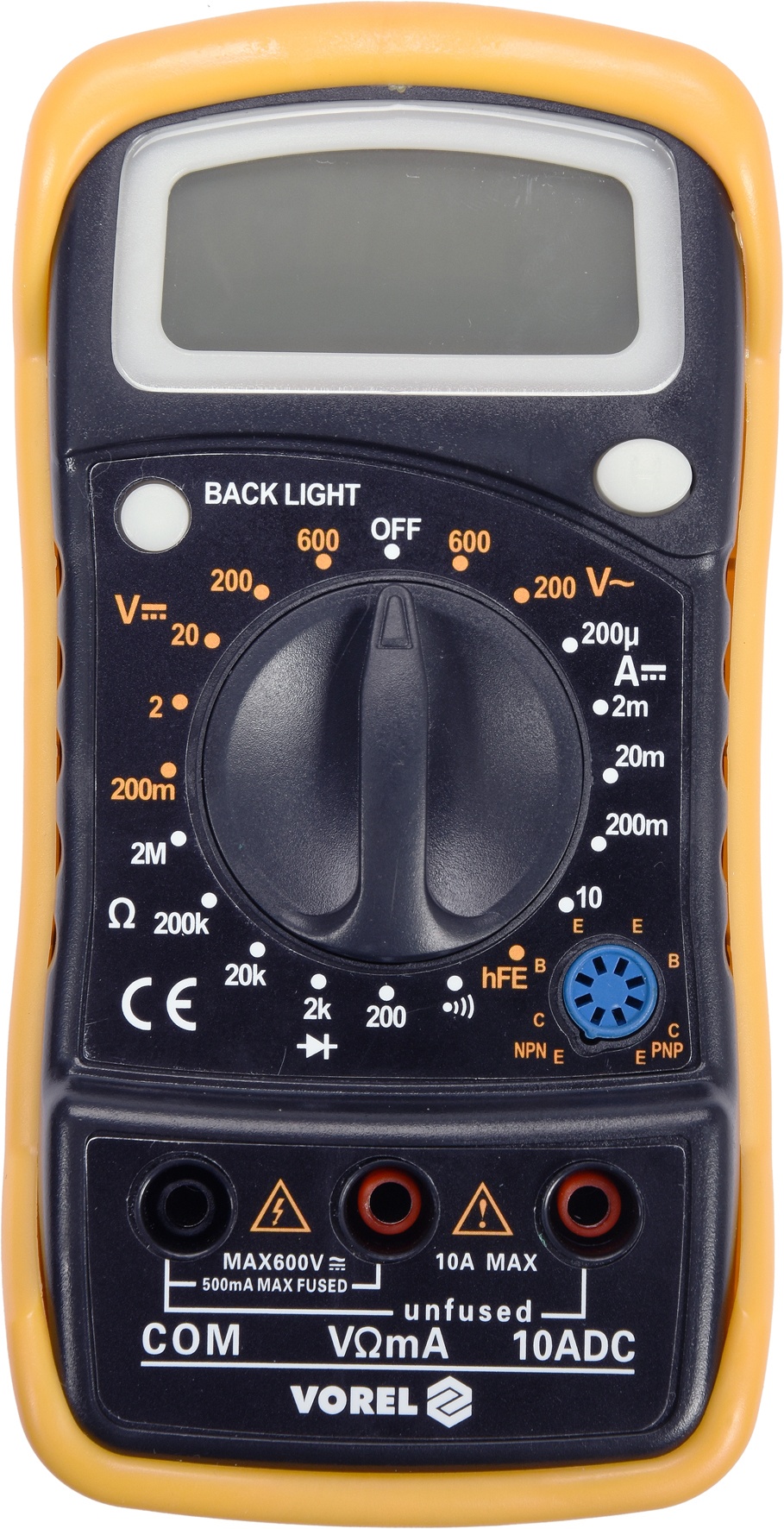 Мультиметр Vorel 81773 Black Yellow