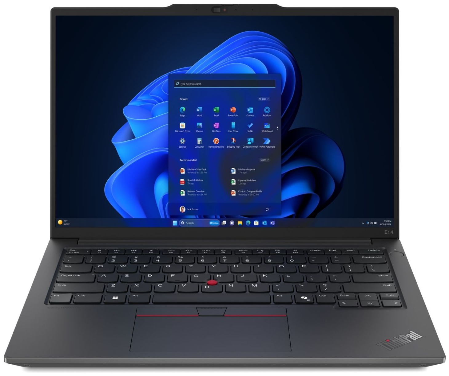 Ноутбук Lenovo ThinkPad E14 Gen 6 (21M3CTO1WW) Black