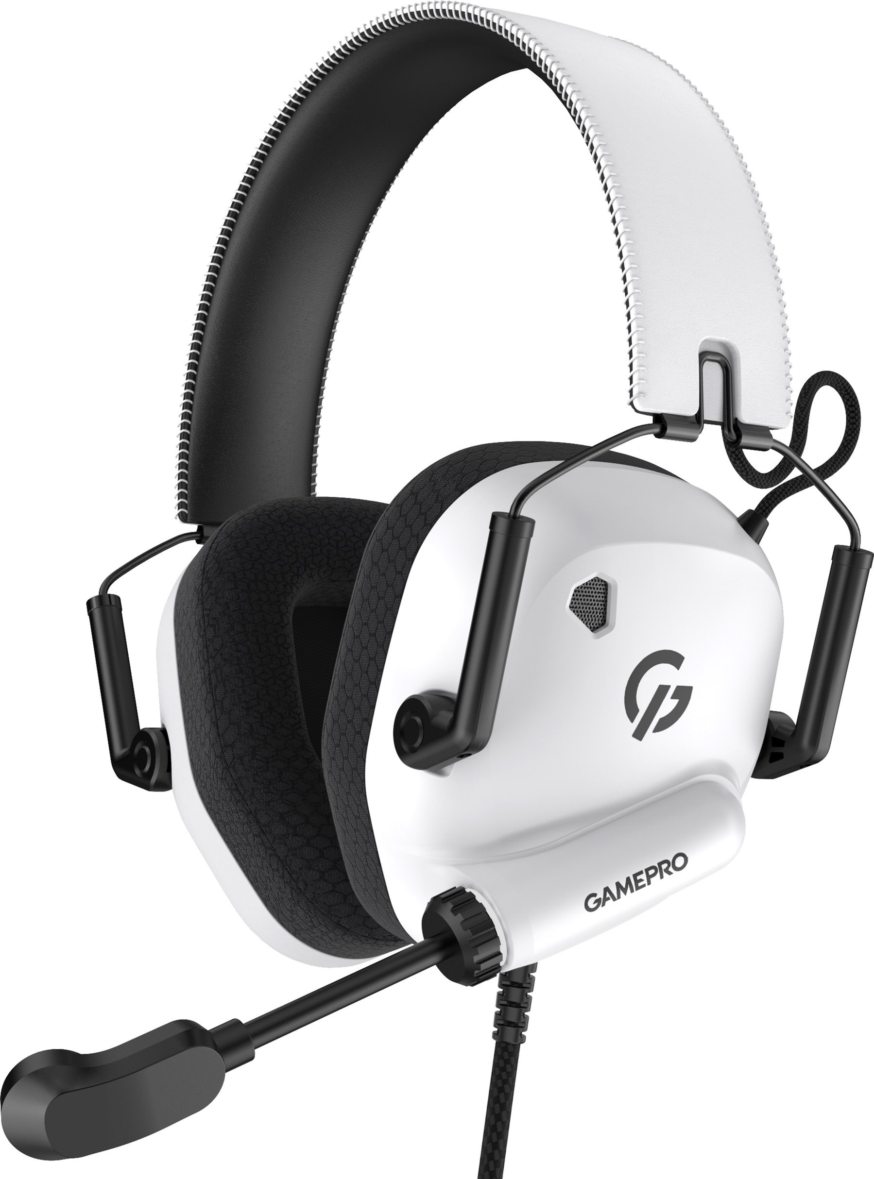 Накладні навушники GamePro Genesis Mercury White (HS120W)