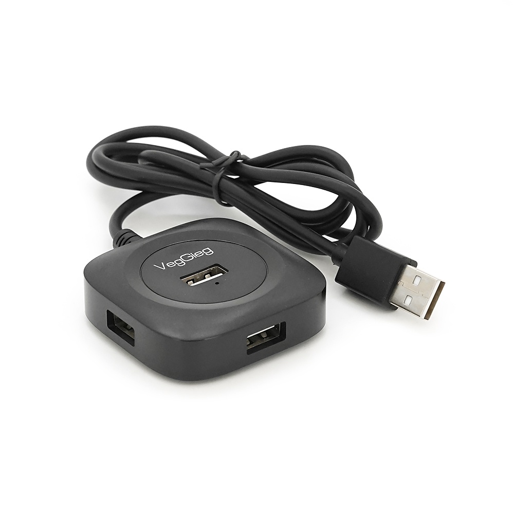 USB-хаб VEGGIEG V-U2406 USB 2.0 Black