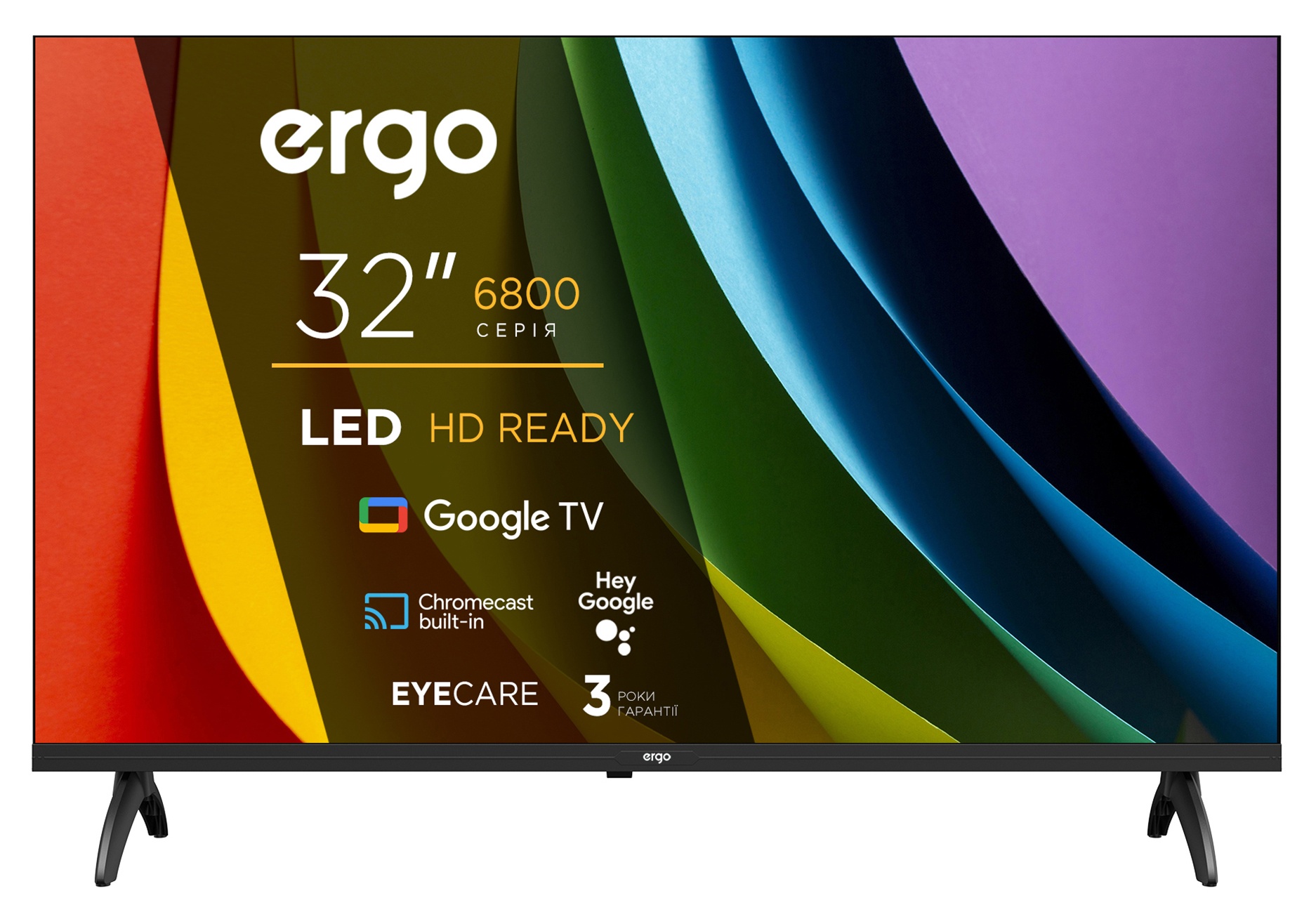 Телевізор Ergo 32JHS6800 Black 32 Ergo - купити в Україні