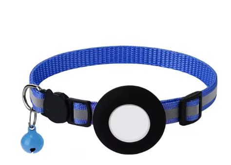 Нашийник Infinity Anti-Lost Pet Cat Collar Protective Tracker Ringer Blue з відділенням для AirTag Infinity - купити в Україні