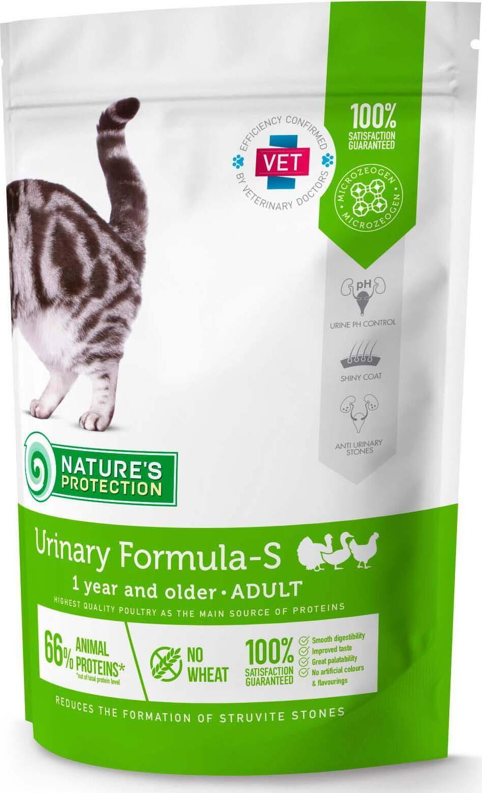 Сухий корм для кішок Natures Protection Urinary Formula-S Adult 400 г (NPS45769) Nature's Protection - купити в Україні