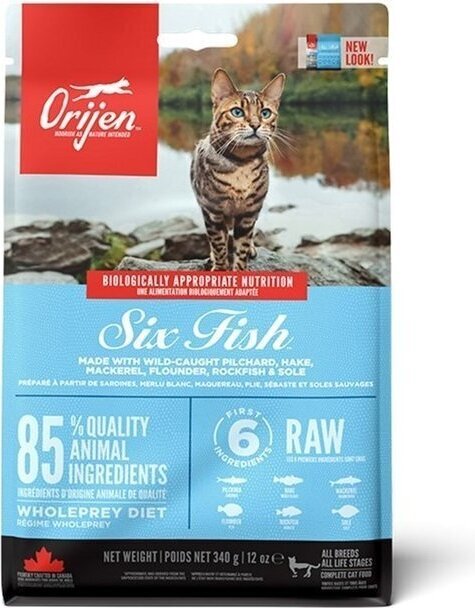 Сухий корм для кішок Orijen Six Fish Cat 340 г (0064992281342) Orijen - купити в Україні