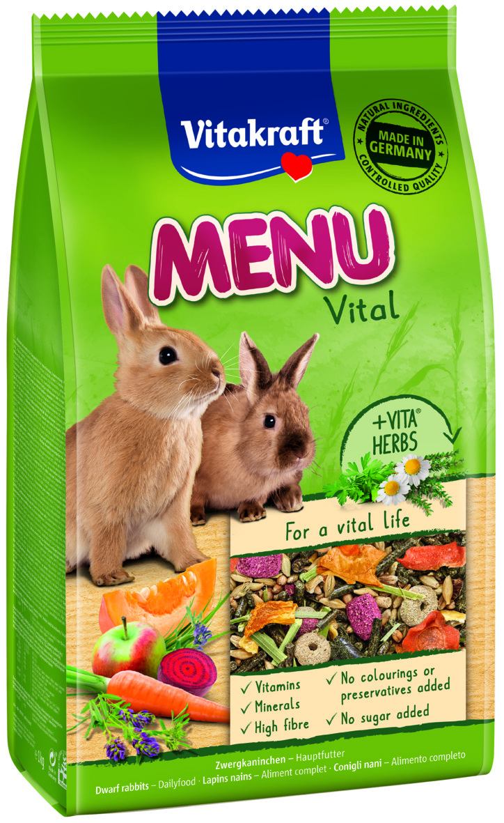 Корм Vitakraft Premium Menu Vital для декоративних гризунів для кроликів 1 кг