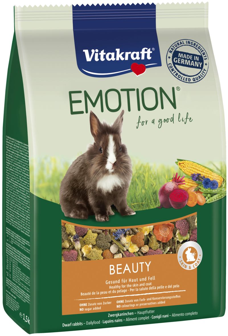 Корм Vitakraft для декоративних гризунів Vitakraft Emotion Beauty для кроликів 1,5 кг