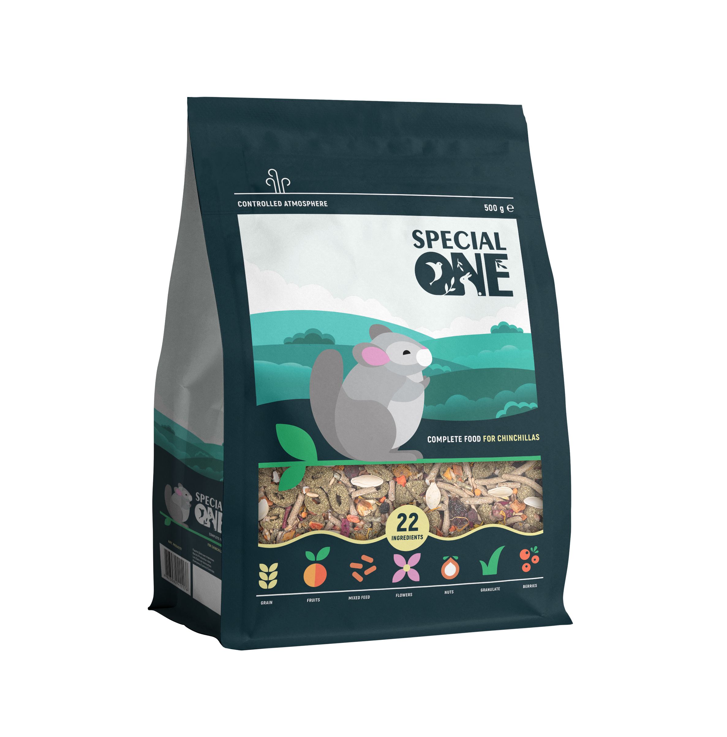 Повнораціонний корм Special One для шиншил 500 г