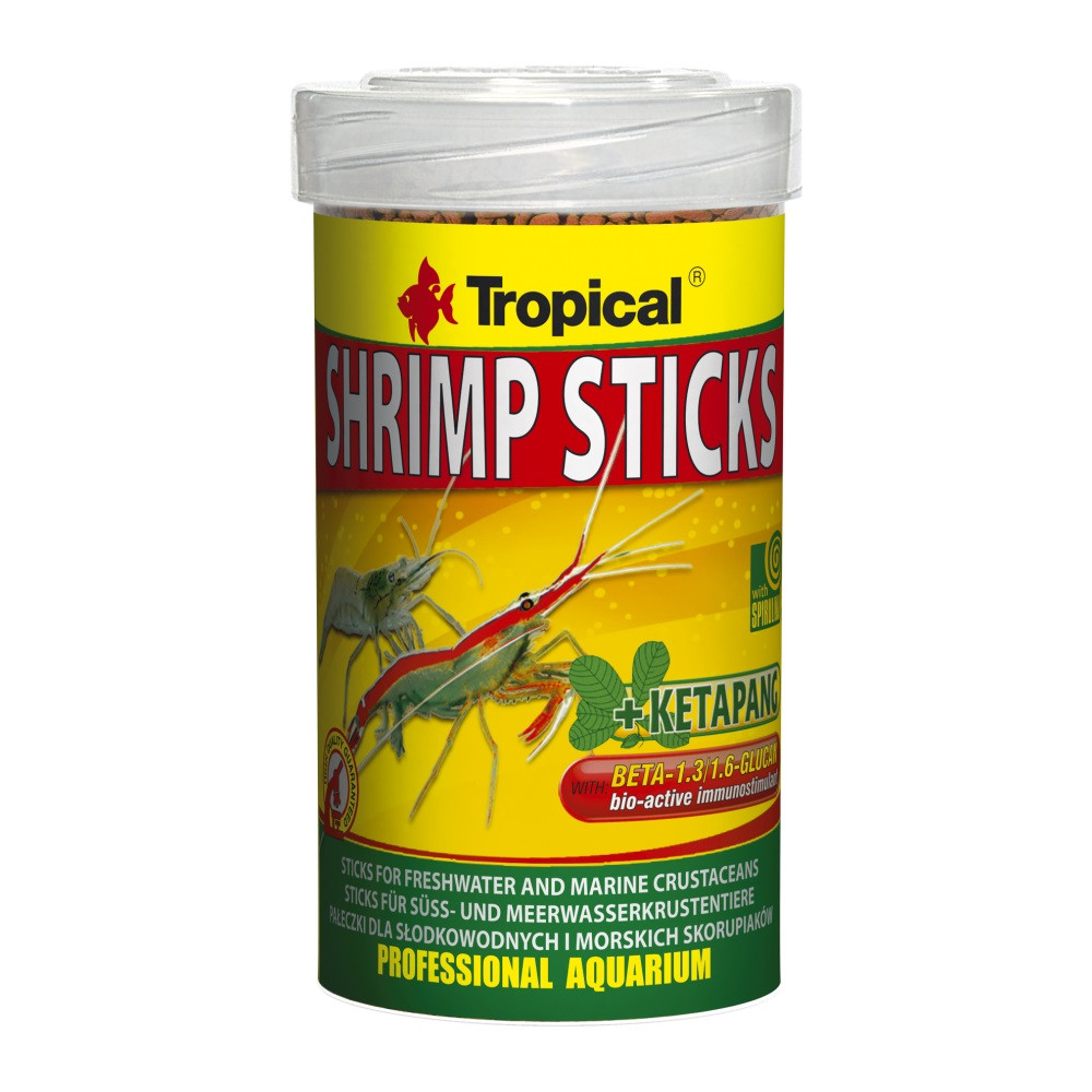 Корм Tropical Shrimp Sticks для креветок та раків палички 55 г/ 100 мл Tropical - купити в Україні