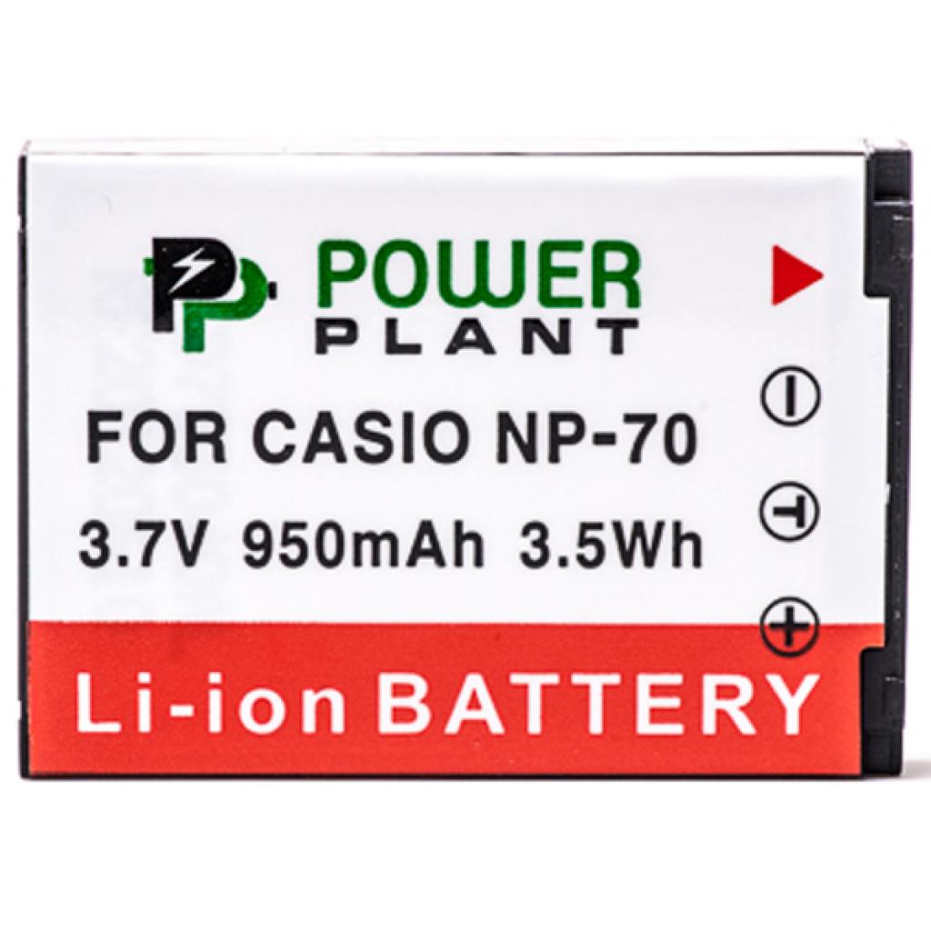 Акумулятор для фотоапарата PowerPlant Casio NP-70 Black (DV00DV1241)