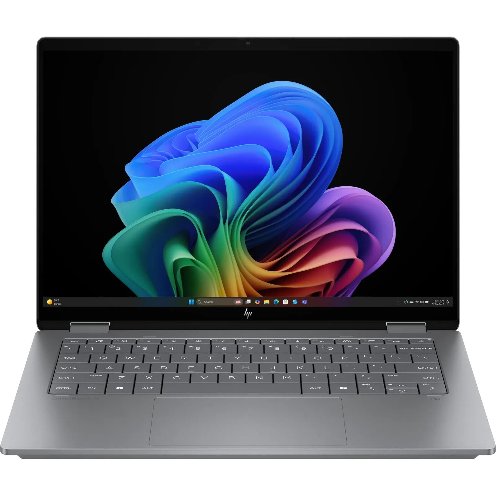 Ноутбук HP OmniBook X Flip x360 14-fk0003ua (C3VD0EA) Meteor Silver