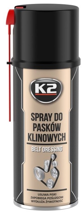 Мастило автомобільне K2 Belt Dressing 400мл (W126) K2 - купити в Україні