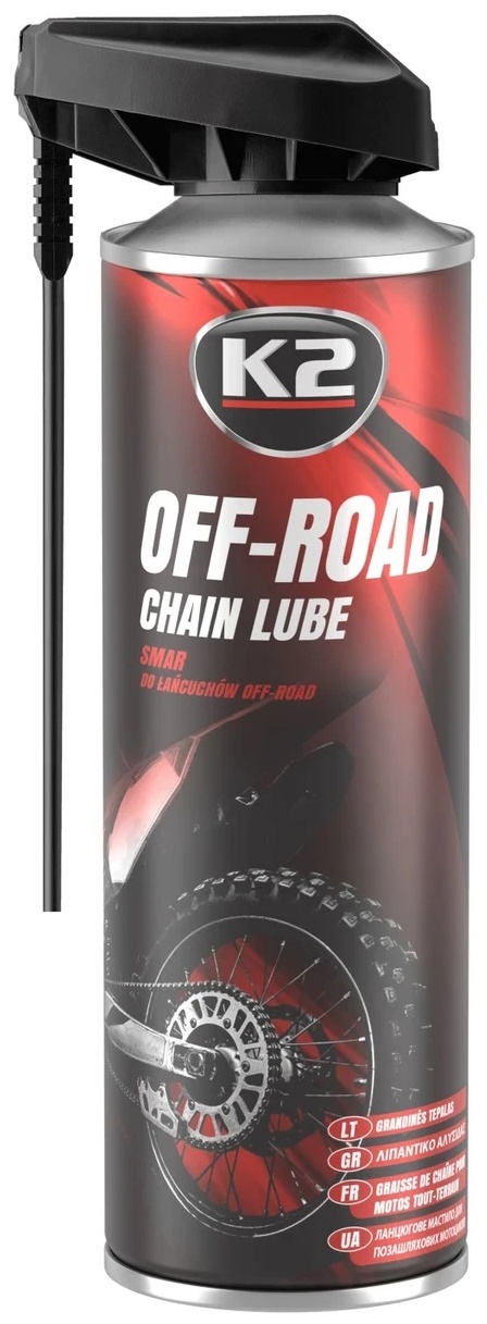 Мастило автомобільне K2 Off PRO Chain Lube 500мл (W140) K2 - купити в Україні