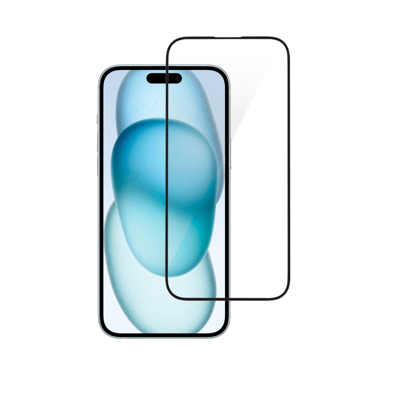 Захисне скло 2E для iPhone 15 2.5D FCFG (2E-IP-15.-6.1-SMFCFG-BB) 2E - купити в Україні